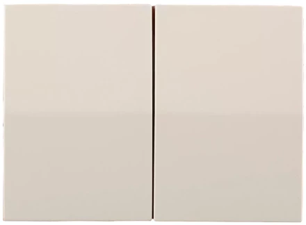 Выключатель СВЕТОЗАР "ЭФФЕКТ" двухклавишный, без вставки и рамки, цвет бежевый, 10A/~250B SV-54434-B купить в Когалыме