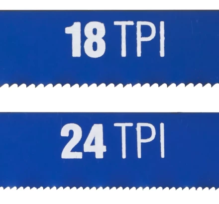 Полотно ЗУБР "ПРОФЕССИОНАЛ" по металлу, биметаллическое 24TPI шаг 1мм, 300мм, 50шт 15855-24-50 купить в Когалыме