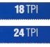 Полотно ЗУБР "ПРОФЕССИОНАЛ" по металлу, биметаллическое 24TPI шаг 1мм, 300мм, 50шт 15855-24-50 купить в Когалыме
