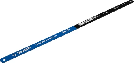 Полотно ЗУБР "ПРОФЕССИОНАЛ" по металлу, биметаллическое 24TPI шаг 1мм, 300мм, 50шт 15855-24-50 купить в Когалыме