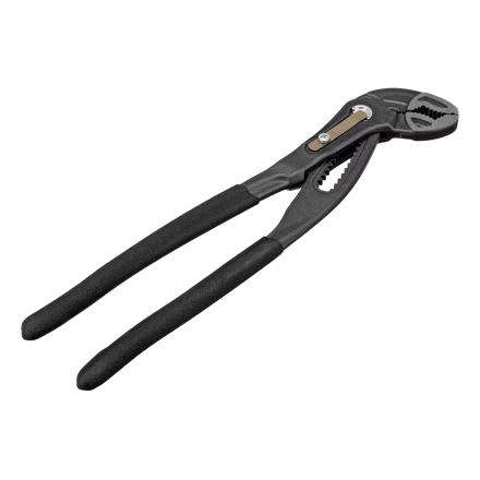 Клещи переставные Denzel 17906, кнопочный механизм, обливные рукоятки, 250 мм купить в Когалыме