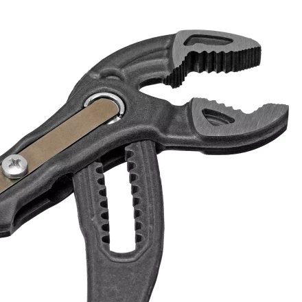 Клещи переставные Denzel 17906, кнопочный механизм, обливные рукоятки, 250 мм купить в Когалыме