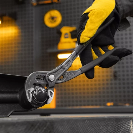 Клещи переставные Denzel 17906, кнопочный механизм, обливные рукоятки, 250 мм купить в Когалыме