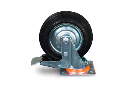 Колесо поворотное резина SCb 80 200 мм с тормозом (N) 1024202 купить в Когалыме