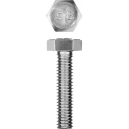 Болт ГОСТ 7798-70, M6 x 25 мм, 7 шт, кл. пр. 5.8, оцинкованный, ЗУБР 303086-06-025