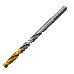 Сверло спиральное по металлу Denzel 5,5 x 93 мм, Р6М5, Golden Tip 718234