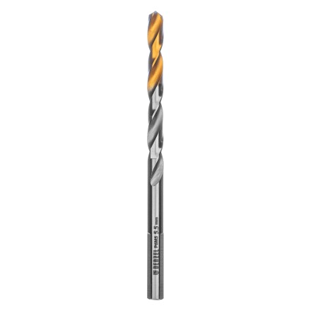 Сверло спиральное по металлу Denzel 5,5 x 93 мм, Р6М5, Golden Tip 718234 купить в Когалыме