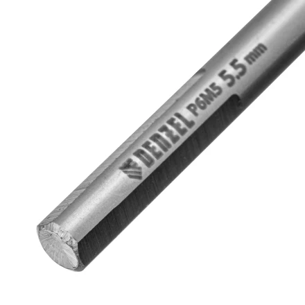 Сверло спиральное по металлу Denzel 5,5 x 93 мм, Р6М5, Golden Tip 718234 купить в Когалыме