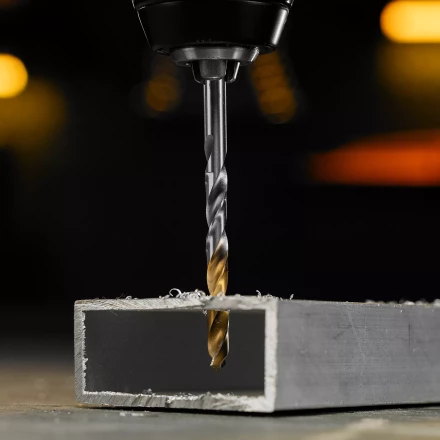 Сверло спиральное по металлу Denzel 5,5 x 93 мм, Р6М5, Golden Tip 718234 купить в Когалыме