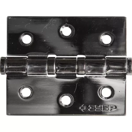 Петля универсальная ЗУБР "ЭКСПЕРТ", 2 подшипника, цвет хром (CP), с крепежом, 75х63х2,5мм, 2 шт 37601-075-2 купить в Когалыме