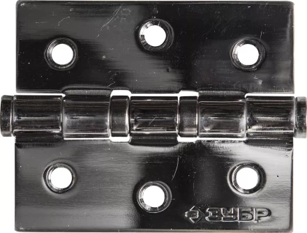 Петля универсальная ЗУБР "ЭКСПЕРТ", 2 подшипника, цвет хром (CP), с крепежом, 75х63х2,5мм, 2 шт 37601-075-2 купить в Когалыме