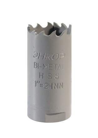 Коронка Bi-Metal Ф24 мм М3 Энкор 24124 купить в Когалыме