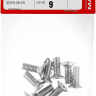 Винт DIN 965, M6 x 16 мм, 9 шт, кл. пр. 4.8, оцинкованный, ЗУБР 303116-06-016 купить в Когалыме