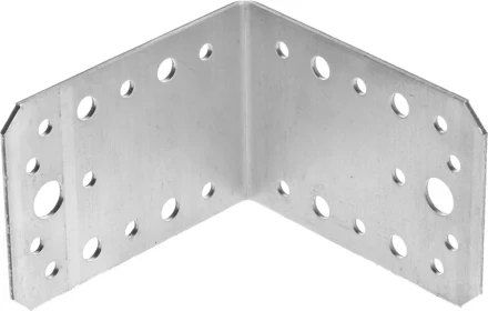 Крепежный угол ЗУБР "МАСТЕР", 65х90х90мм, 20шт 310125-65-090 купить в Когалыме