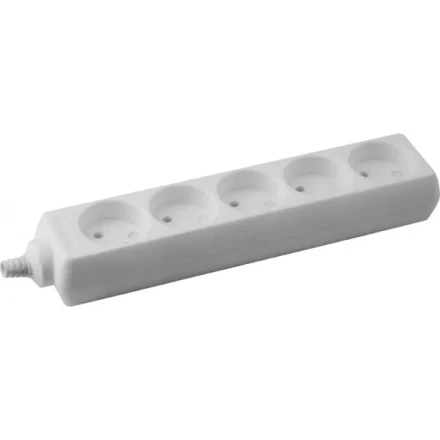 Колодка DEXX для удлинителя, 5 гнезд, макс мощность 3500Вт 55100-5 купить в Когалыме