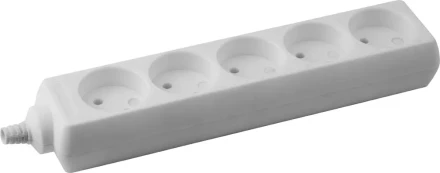 Колодка DEXX для удлинителя, 5 гнезд, макс мощность 3500Вт 55100-5 купить в Когалыме