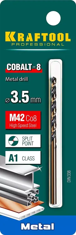 Сверла по металлу HSS-Co Оберон 29656-3.5 купить в Когалыме