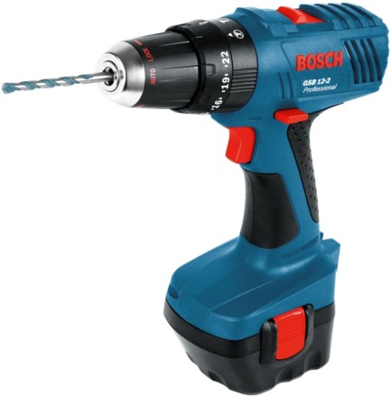Дрель-шуруповерт аккумуляторная Bosch GSB 12-2 в кейсе (0.601.9А7.500) купить в Когалыме