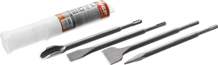 Набор зубил ЗУБР 4 шт 250 мм SDS-Plus 29230-Н4 купить в Когалыме