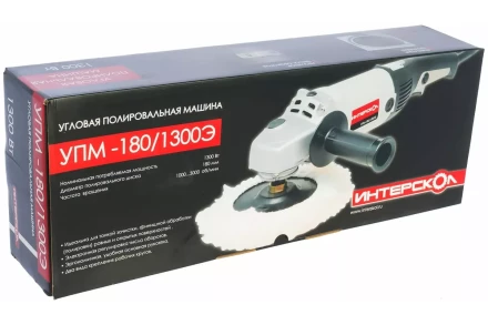 Полировальная шлифмашина Интерскол УПМ-180/1300Э купить в Когалыме
