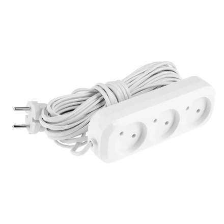 Удлинитель бытовой без заземления 10 м 3 розетки 6 А серия УХ6 Denzel 95929 купить в Когалыме