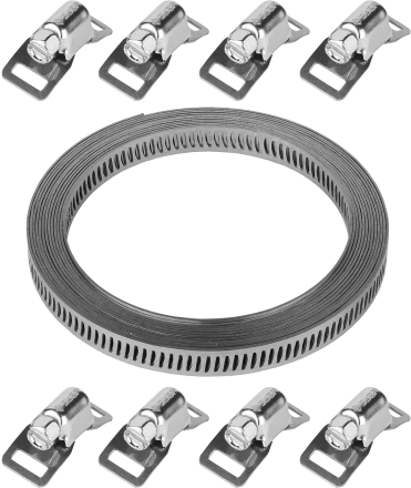 Набор хомут нержавеющий 3м х 8мм 8 замков серия ПРОФЕССИОНАЛ купить в Когалыме
