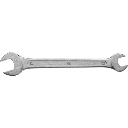 Ключ рожковый гаечный ЗУБР "СТАНДАРТ", оцинкованный, 13х17мм 27115-13-17 купить в Когалыме