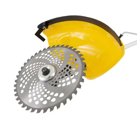 Триммер бензиновый DTL-52, 52 см3, неразъемная штанга, состоит из 2 частей Denzel 96265 купить в Когалыме