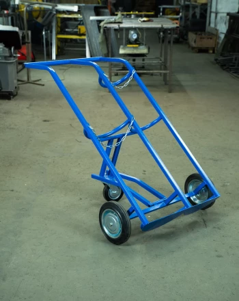 Тележка для баллонов пропан + кислород TOR ТГК-П, 2 баллона (250 резина + 160 поворотное) 1012421 купить в Когалыме