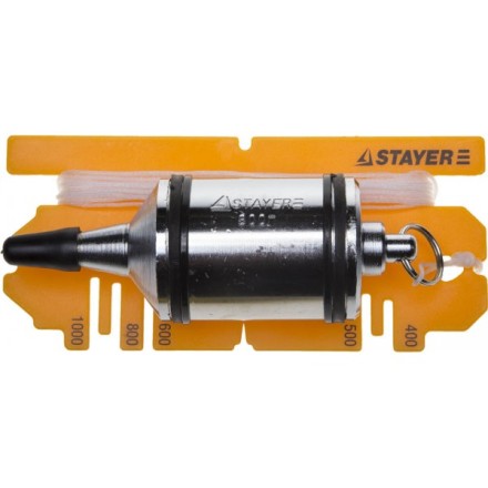 Отвес STAYER &quot;PROFI&quot; строительный со шнуром, с противоударными ободками, 800 г 06352-80 купить в Когалыме