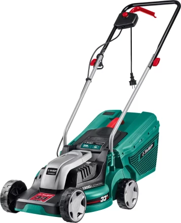 ЗУБР 1300 Вт, ш/с 33 см, сетевая газонокосилка (ГС-33-1310) купить в Когалыме