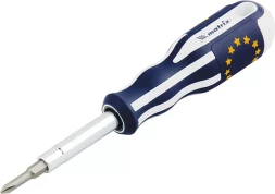 Отвертка комбинированная SL5,0 / Ph1 SL6,0 / Ph2 CrV трехкомп. эргоном. ручка MATRIX MASTER   12040