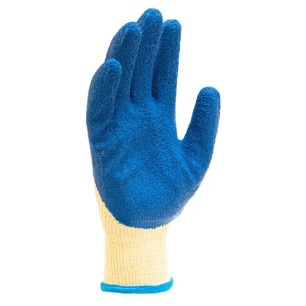 Перчатки трикотажные, полиэфирные, латексное рельефное покрытие, размер 8// Сибртех 677515 купить в Когалыме