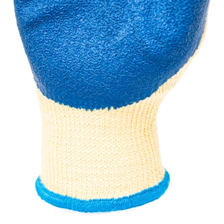 Перчатки трикотажные, полиэфирные, латексное рельефное покрытие, размер 8// Сибртех 677515 купить в Когалыме