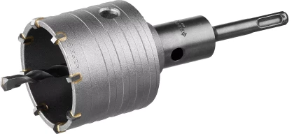 Коронка ЗУБР буровая,  коническая посадка центрирующего сверла, SDS-Plus хвостовик, в сборе, 65мм 2918-65_z01 купить в Когалыме