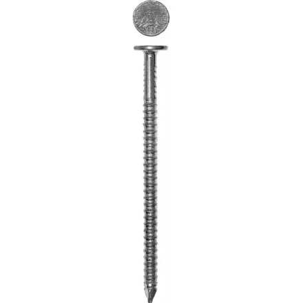 Гвозди ЗУБР ершенные оцинкованные с плоской головкой по дереву, 4,2х90мм, ТФ6, 10шт 4-305206-42-090 купить в Когалыме