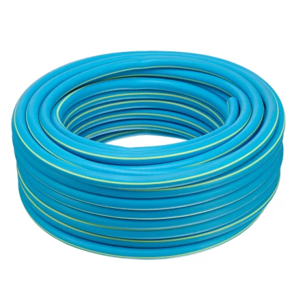 Шланг поливочный армированный Palisad 3 слойный ТЭП 1/2'', 35 м, лазурный 67107 купить в Когалыме