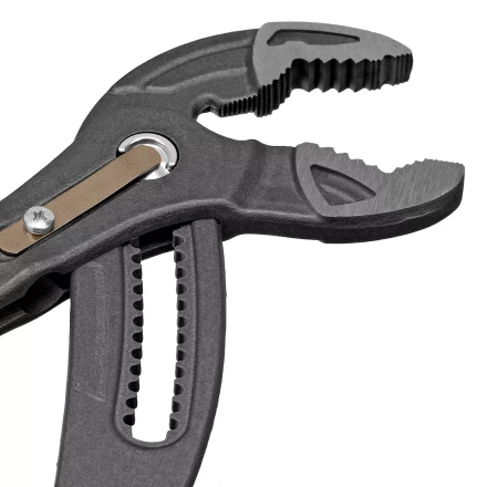 Клещи переставные Denzel 17907, кнопочный механизм, обливные рукоятки, 300 мм купить в Когалыме