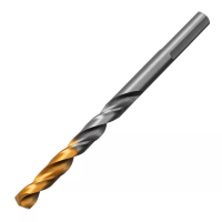 Сверло спиральное по металлу Denzel 6 x 93 мм, Р6М5, Golden Tip, 718235