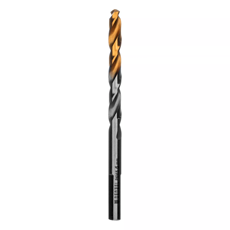 Сверло спиральное по металлу Denzel 6 x 93 мм, Р6М5, Golden Tip, 718235 купить в Когалыме