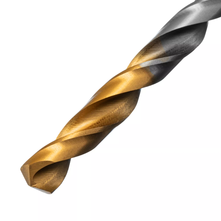 Сверло спиральное по металлу Denzel 6 x 93 мм, Р6М5, Golden Tip, 718235 купить в Когалыме