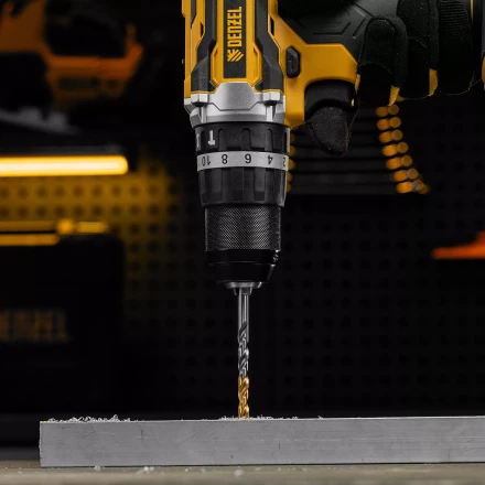 Сверло спиральное по металлу Denzel 6 x 93 мм, Р6М5, Golden Tip, 718235 купить в Когалыме