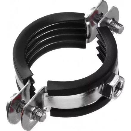 Хомут трубный с гайкой, оцинкованный, 1 1/4", 8шт, ЗУБР Мастер 37850-40-45 37850-40-45 купить в Когалыме