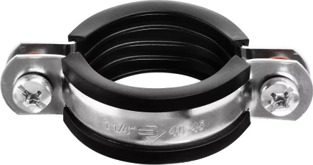 Хомут трубный с гайкой, оцинкованный, 1 1/4", 8шт, ЗУБР Мастер 37850-40-45 37850-40-45 купить в Когалыме