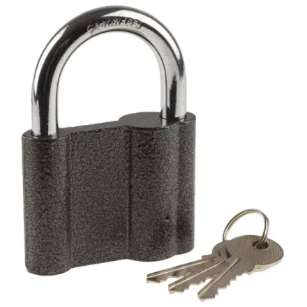 Замок STAYER "MASTER" навесной, металлический корпус, с закаленной дужкой, в коробке, 70мм 37145-70 купить в Когалыме
