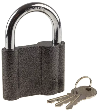 Замок STAYER "MASTER" навесной, металлический корпус, с закаленной дужкой, в коробке, 70мм 37145-70 купить в Когалыме