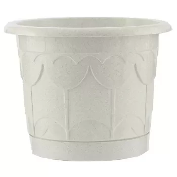 Горшок Тюльпан с поддоном мрамор 3,9 л PALISAD 69233 купить в Когалыме