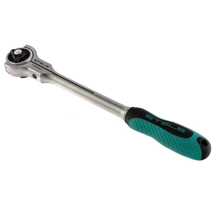 Ключ трещотка 1/2 72 зуба с быстрым сбросом. поворотная голова СrV Stels 14047 купить в Когалыме