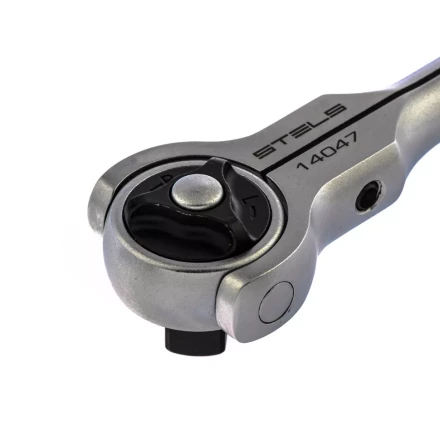 Ключ трещотка 1/2 72 зуба с быстрым сбросом. поворотная голова СrV Stels 14047 купить в Когалыме