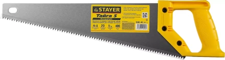 Ножовка ударопрочная (пила) STAYER ТАЙГА-5 400 мм, 5 TPI, быстрый рез поперек волокон, для крупных и средних заготовок 15061-40_z01 купить в Когалыме